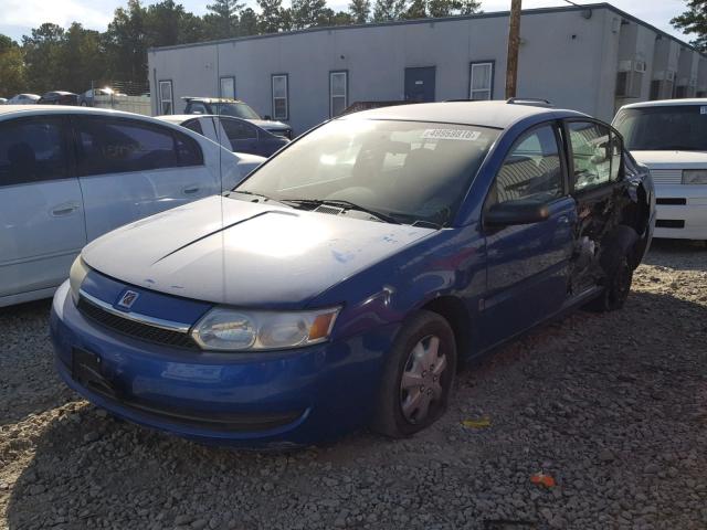 1G8AJ52F73Z184671 - 2003 SATURN ION LEVEL BLUE photo 2