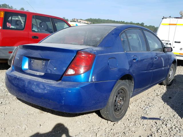 1G8AJ52F73Z184671 - 2003 SATURN ION LEVEL BLUE photo 4