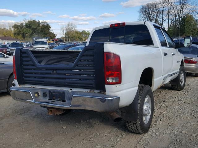 3D7LU38C14G250291 - 2004 DODGE RAM 3500 S WHITE photo 4