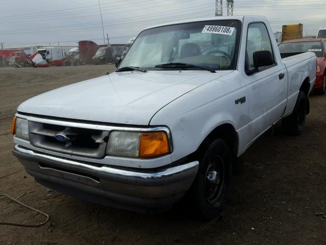 1FTCR10A4VPA79947 - 1997 FORD RANGER WHITE photo 2