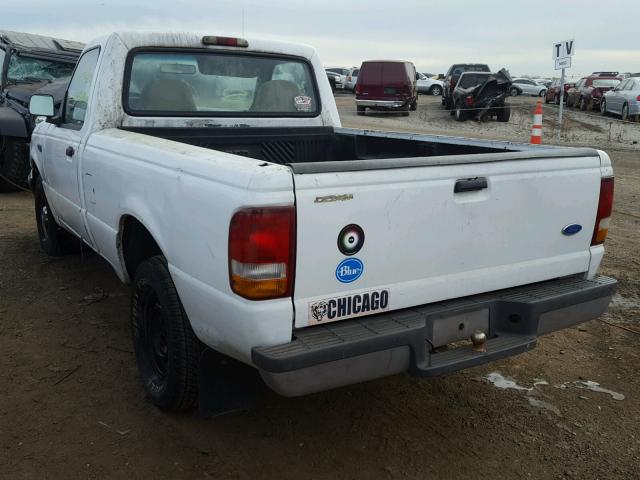 1FTCR10A4VPA79947 - 1997 FORD RANGER WHITE photo 3