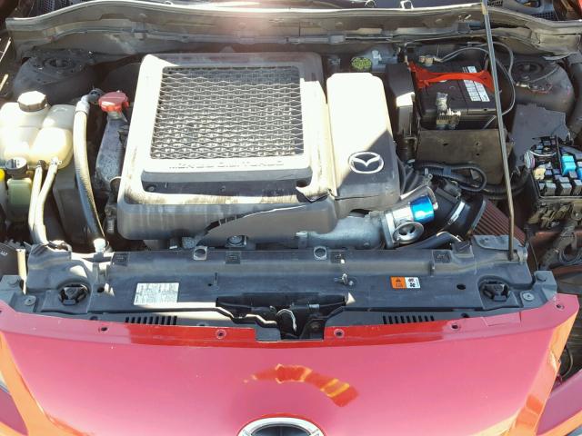 JM1BL1H31A1195493 - 2010 MAZDA SPEED 3 RED photo 7