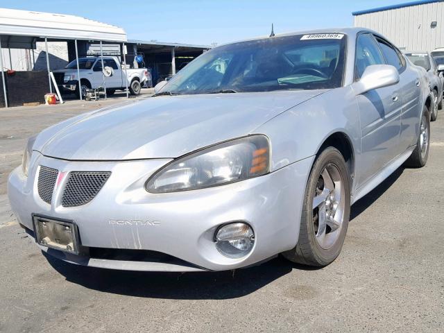 2G2WR524741186079 - 2004 PONTIAC GRAND PRIX SILVER photo 2