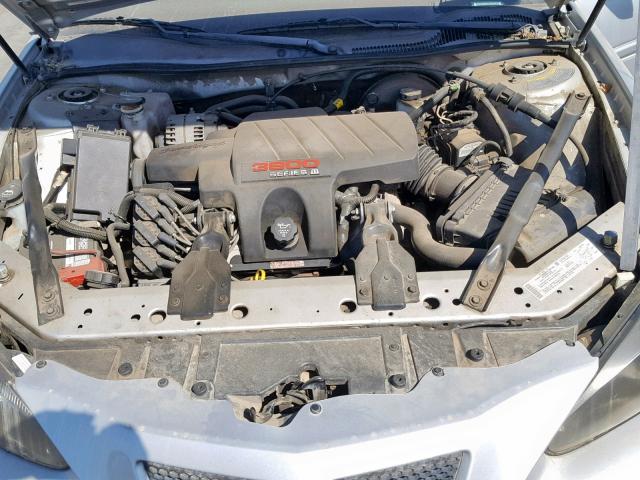 2G2WR524741186079 - 2004 PONTIAC GRAND PRIX SILVER photo 7