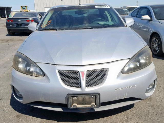 2G2WR524741186079 - 2004 PONTIAC GRAND PRIX SILVER photo 9