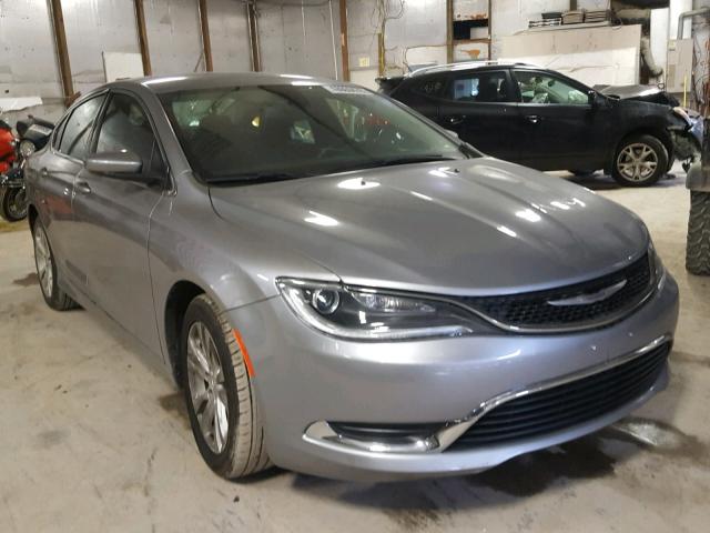 1C3CCCAB0GN152934 - 2016 CHRYSLER 200 LIMITE SILVER photo 1