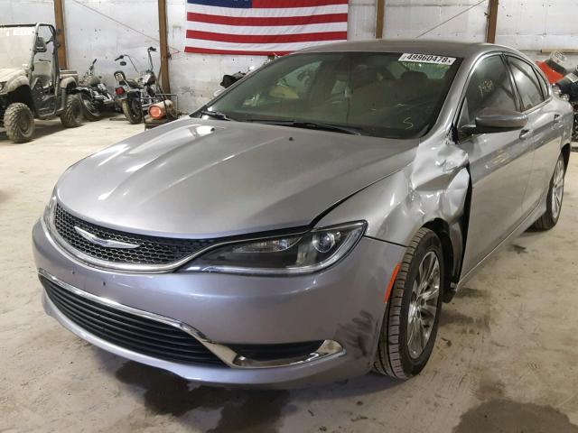 1C3CCCAB0GN152934 - 2016 CHRYSLER 200 LIMITE SILVER photo 2