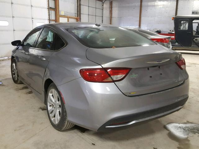 1C3CCCAB0GN152934 - 2016 CHRYSLER 200 LIMITE SILVER photo 3