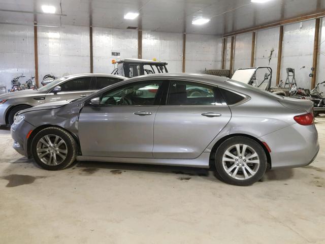 1C3CCCAB0GN152934 - 2016 CHRYSLER 200 LIMITE SILVER photo 9