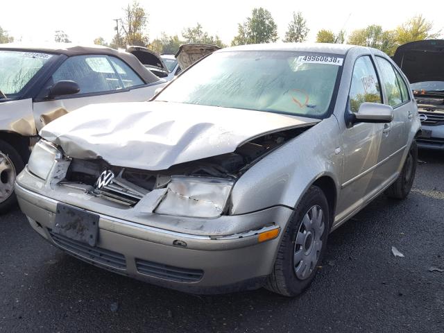 3VWRK69M24M086714 - 2004 VOLKSWAGEN JETTA GL BEIGE photo 2