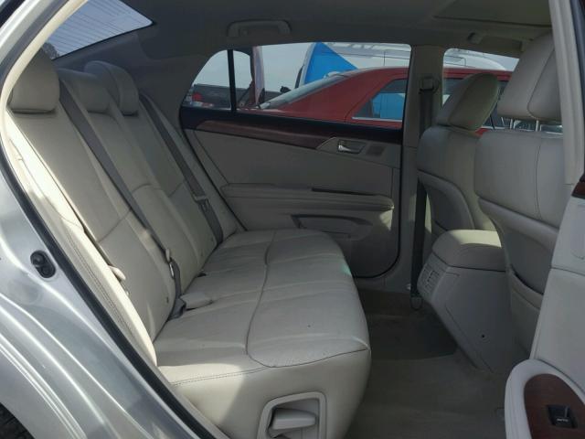 4T1BK3DBXBU400512 - 2011 TOYOTA AVALON BAS SILVER photo 6