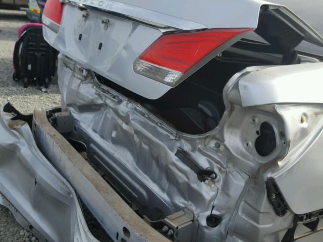 4T1BK3DBXBU400512 - 2011 TOYOTA AVALON BAS SILVER photo 9