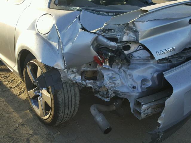 JM1FE173070211923 - 2007 MAZDA RX8 SILVER photo 9