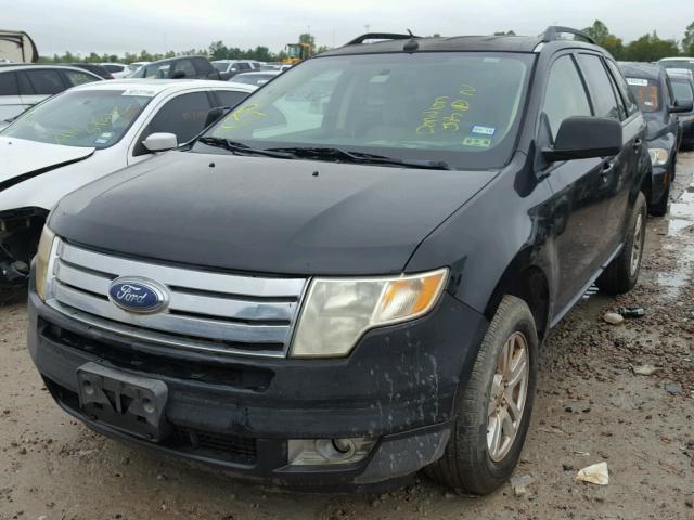 2FMDK48C28BA04736 - 2008 FORD EDGE SEL BLACK photo 2