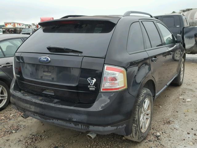 2FMDK48C28BA04736 - 2008 FORD EDGE SEL BLACK photo 4