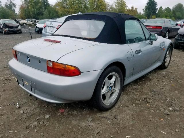 4USCH7328VLE02640 - 1997 BMW Z3 1.9 SILVER photo 4