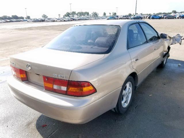 JT8BF28G2W5015940 - 1998 LEXUS ES 300 GOLD photo 4