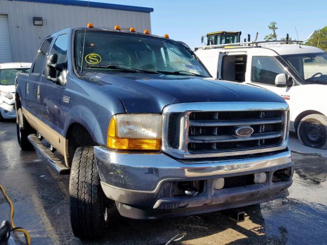 1FTSW31F11EB20308 - 2001 FORD F350 SRW S BLUE photo 1