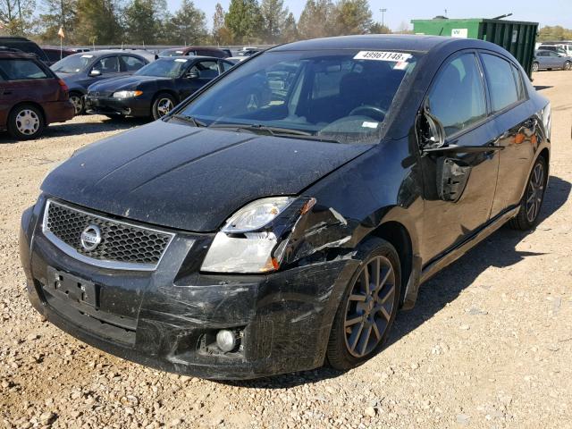 3N1BB6AP7BL634870 - 2011 NISSAN SENTRA SE- BLACK photo 2