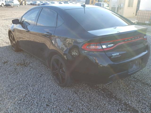 1C3CDFBB9FD299917 - 2015 DODGE DART SXT BLACK photo 3