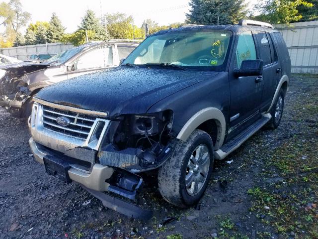 1FMEU74E66UB36106 - 2006 FORD EXPLORER E BLACK photo 2