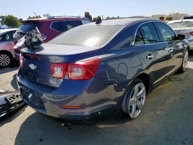 1G11J5SX4DF227793 - 2013 CHEVROLET MALIBU LTZ 银色 照片 4
