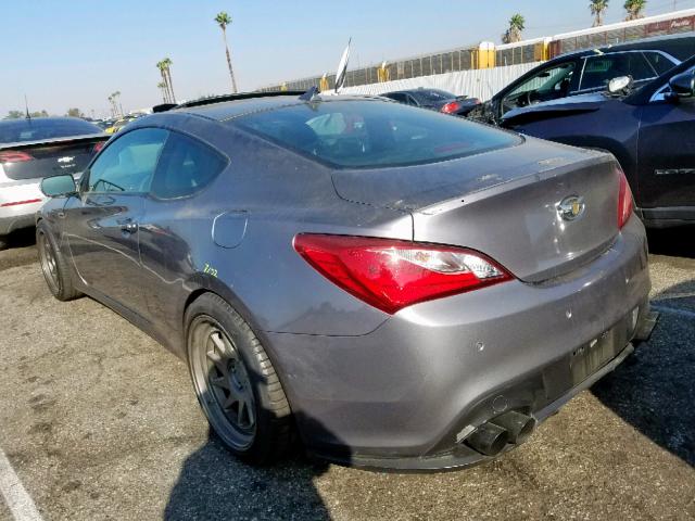 KMHHU6KH6CU074755 - 2012 HYUNDAI GENESIS CO GRAY photo 3