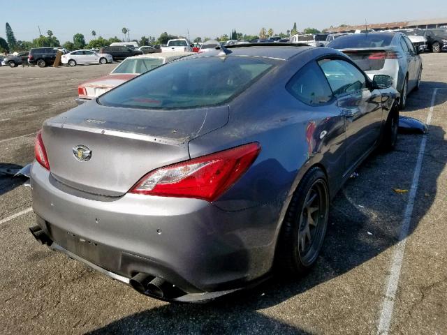 KMHHU6KH6CU074755 - 2012 HYUNDAI GENESIS CO GRAY photo 4