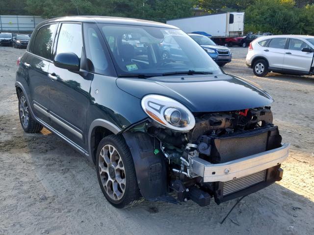 ZFBCFADH1EZ013055 - 2014 FIAT 500L TREKK GREEN photo 1