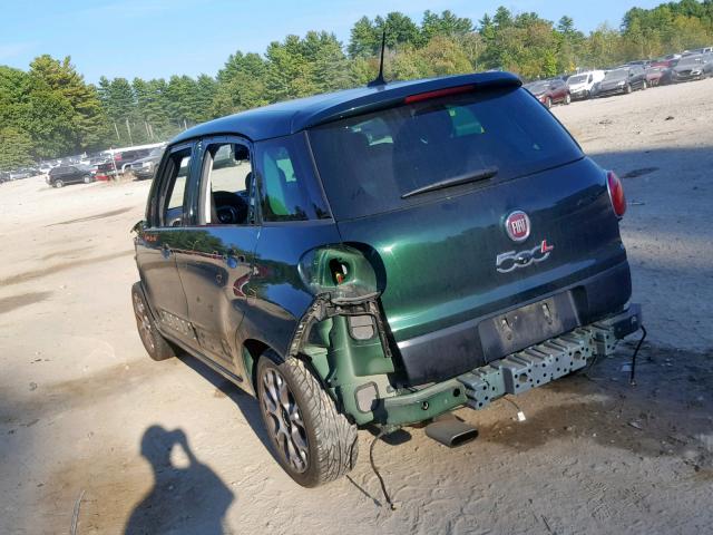 ZFBCFADH1EZ013055 - 2014 FIAT 500L TREKK GREEN photo 3