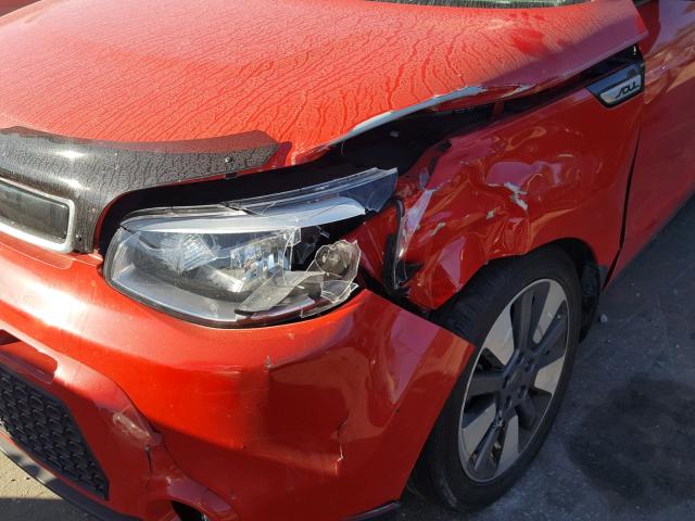 KNDJX3A56E7704701 - 2014 KIA SOUL ! RED photo 9