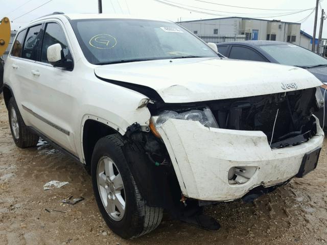 1C4RJEAG7CC177533 - 2012 JEEP GRAND CHER WHITE photo 1