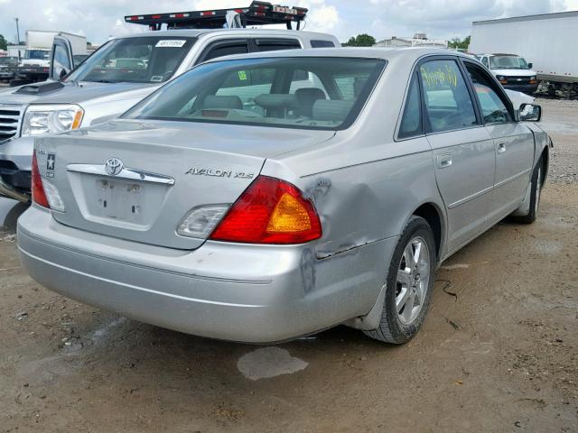 4T1BF28B51U163273 - 2001 TOYOTA AVALON XL SILVER photo 4