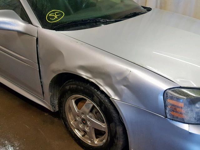 2G2WS522341314756 - 2004 PONTIAC GRAND PRIX Күміс фото 9