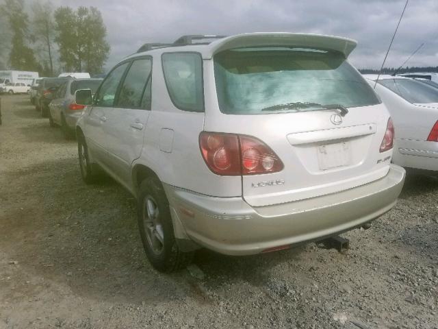 JT6HF10U6Y0133648 - 2000 LEXUS RX 300 WHITE photo 3