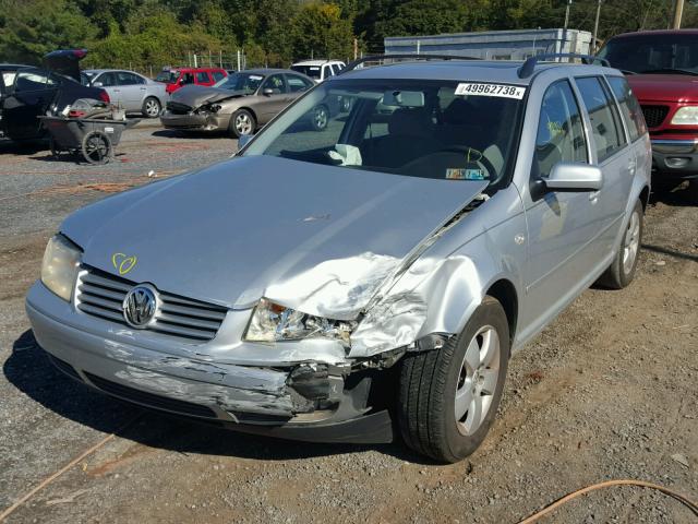 WVWSL61J34W054289 - 2004 VOLKSWAGEN JETTA GLS SILVER photo 2