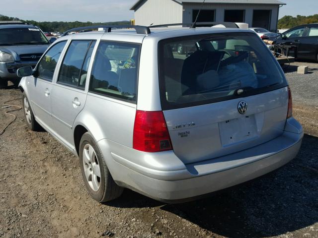 WVWSL61J34W054289 - 2004 VOLKSWAGEN JETTA GLS SILVER photo 3