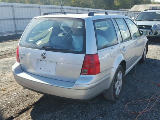 WVWSL61J34W054289 - 2004 VOLKSWAGEN JETTA GLS SILVER photo 4