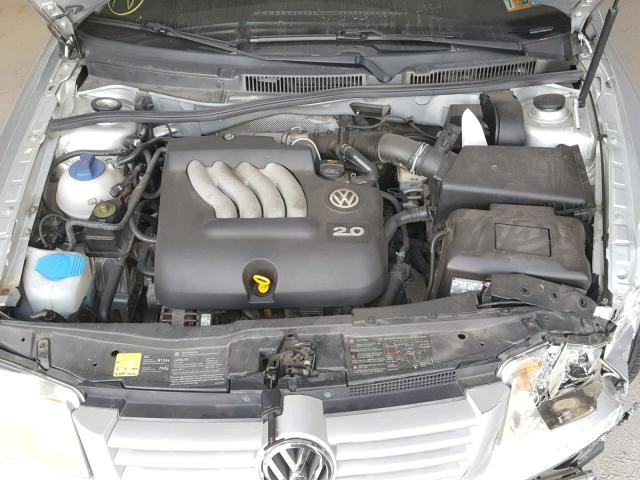 WVWSL61J34W054289 - 2004 VOLKSWAGEN JETTA GLS SILVER photo 7