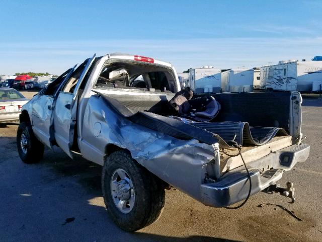 3D7KU28C93G815830 - 2003 DODGE RAM 2500 S Մոխրագույն լուսանկար 3