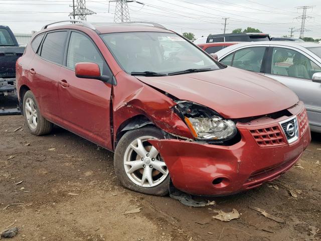 JN8AS58TX9W045035 - 2009 NISSAN ROGUE S RED photo 1