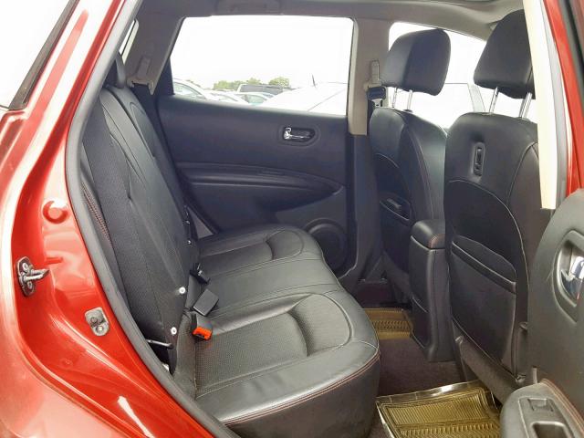 JN8AS58TX9W045035 - 2009 NISSAN ROGUE S RED photo 6