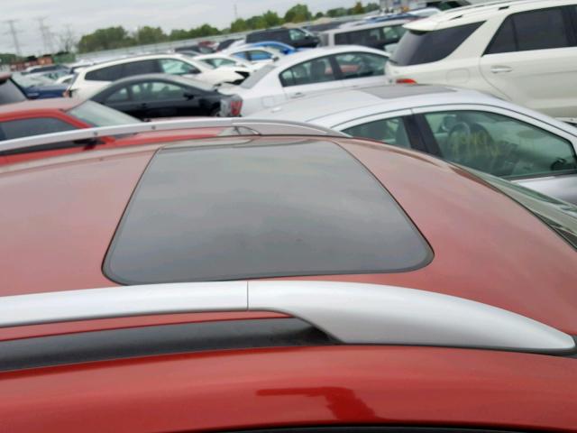 JN8AS58TX9W045035 - 2009 NISSAN ROGUE S RED photo 9