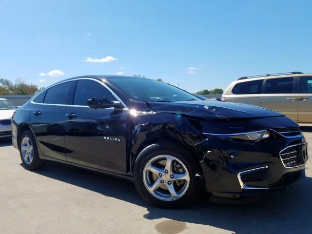 1G1ZB5ST2JF281795 - 2018 CHEVROLET MALIBU LS BLACK photo 1