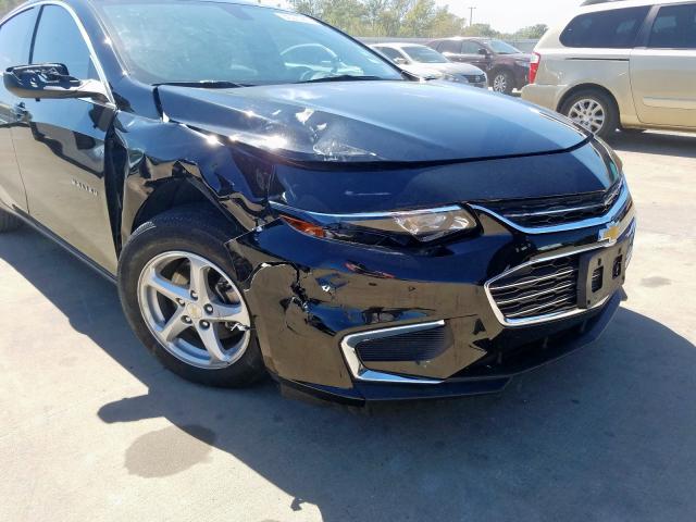 1G1ZB5ST2JF281795 - 2018 CHEVROLET MALIBU LS BLACK photo 9