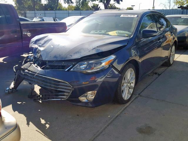 4T1BK1EBXFU185514 - 2015 TOYOTA AVALON XLE BLUE photo 2