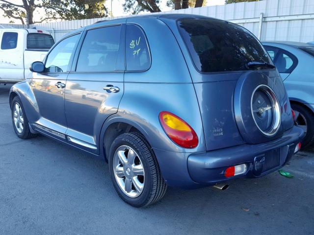 3C8FY68B43T512538 - 2003 CHRYSLER PT CRUISER BLUE photo 3