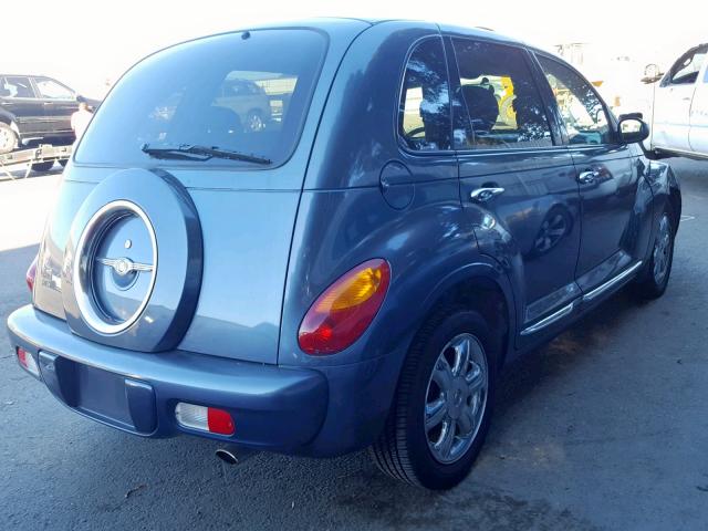 3C8FY68B43T512538 - 2003 CHRYSLER PT CRUISER BLUE photo 4