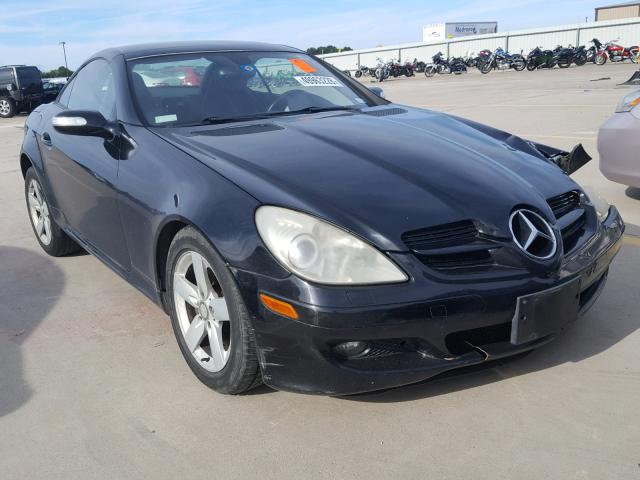 WDBWK54F88F182053 - 2008 MERCEDES-BENZ SLK 280 BLACK photo 1