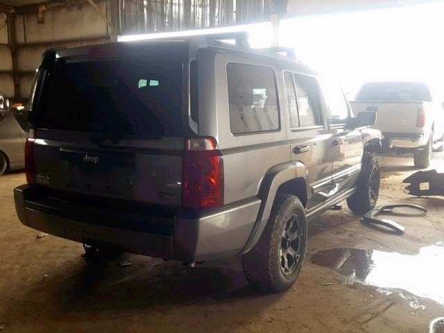 1J8HG48N48C182911 - 2008 JEEP COMMANDER ნაცრისფერი ფოტო 4